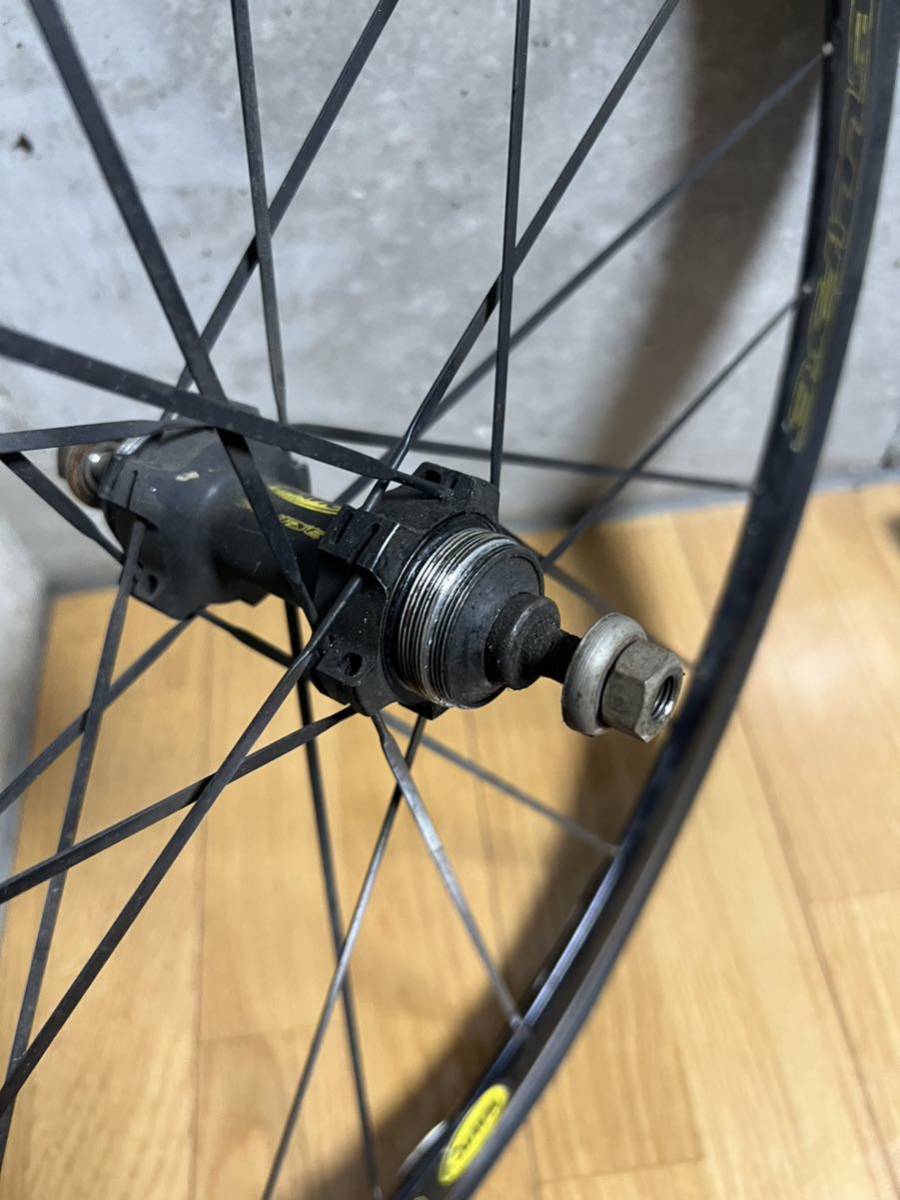 Mavic Ellipse マビック エリプス 旧ロゴ 前後セット トラック ピストホイール_画像5