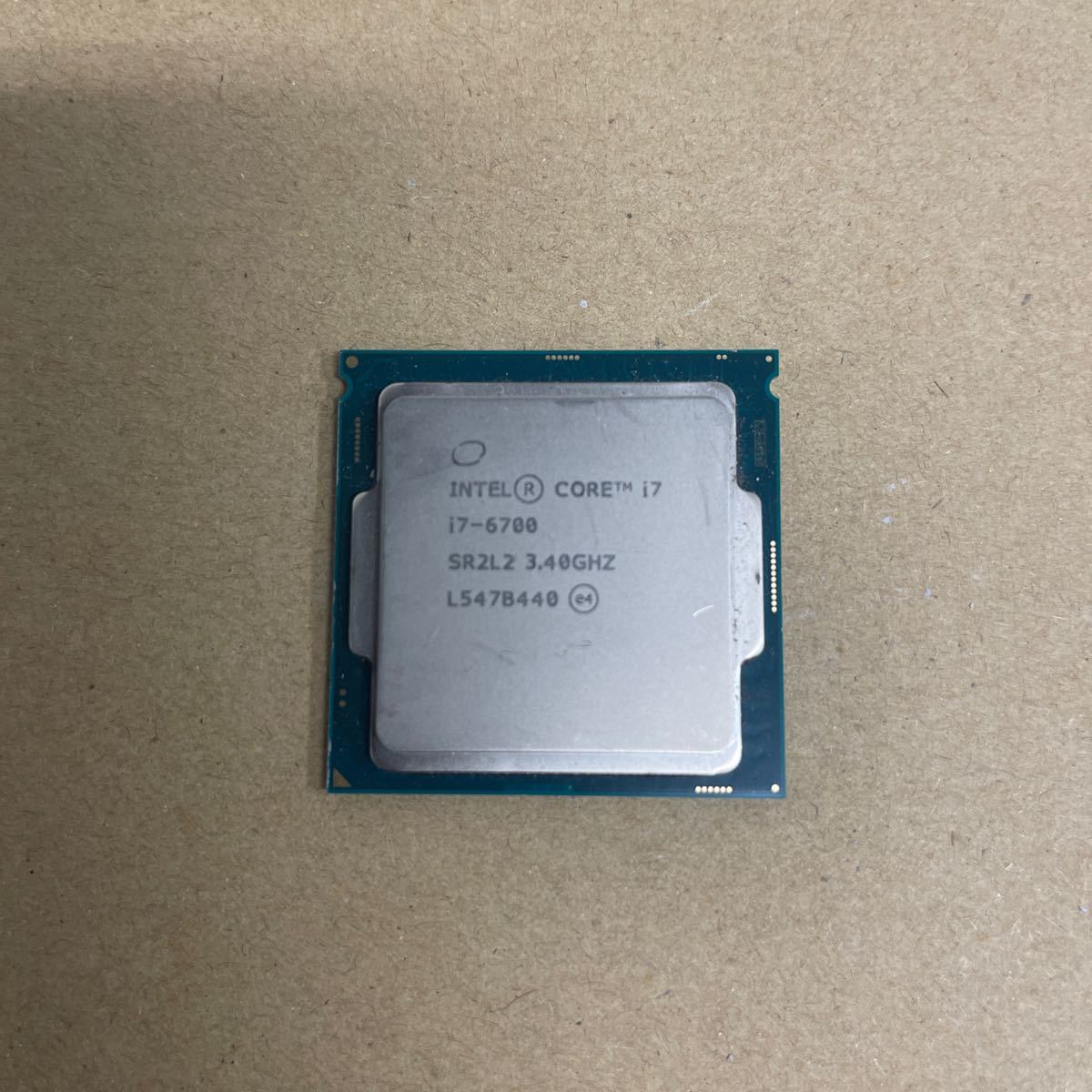 E55 CPU Intel Core i7 6700_画像1