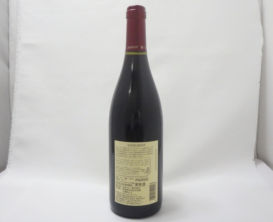 B23-2854 ルイジャド オークセイ デュレス 2012 750ml 13% LOUIS JADOT AUXEY-DURESSES ROUGE フランス ブルゴーニュ ワイン 未開栓_画像3