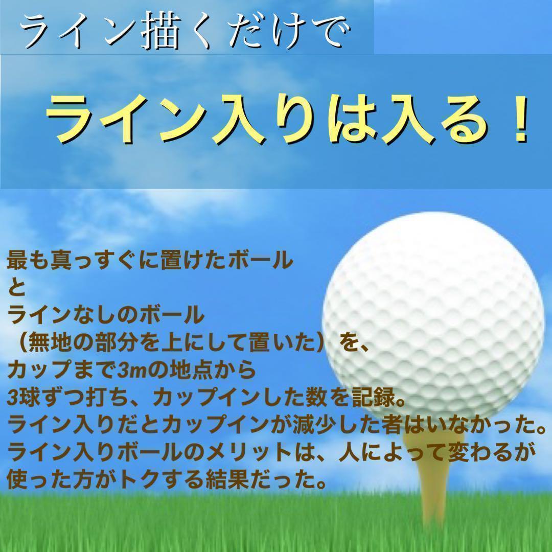 ゴルフ ボールラインマーカー パッティング ブラック テンプレート ボール_画像2