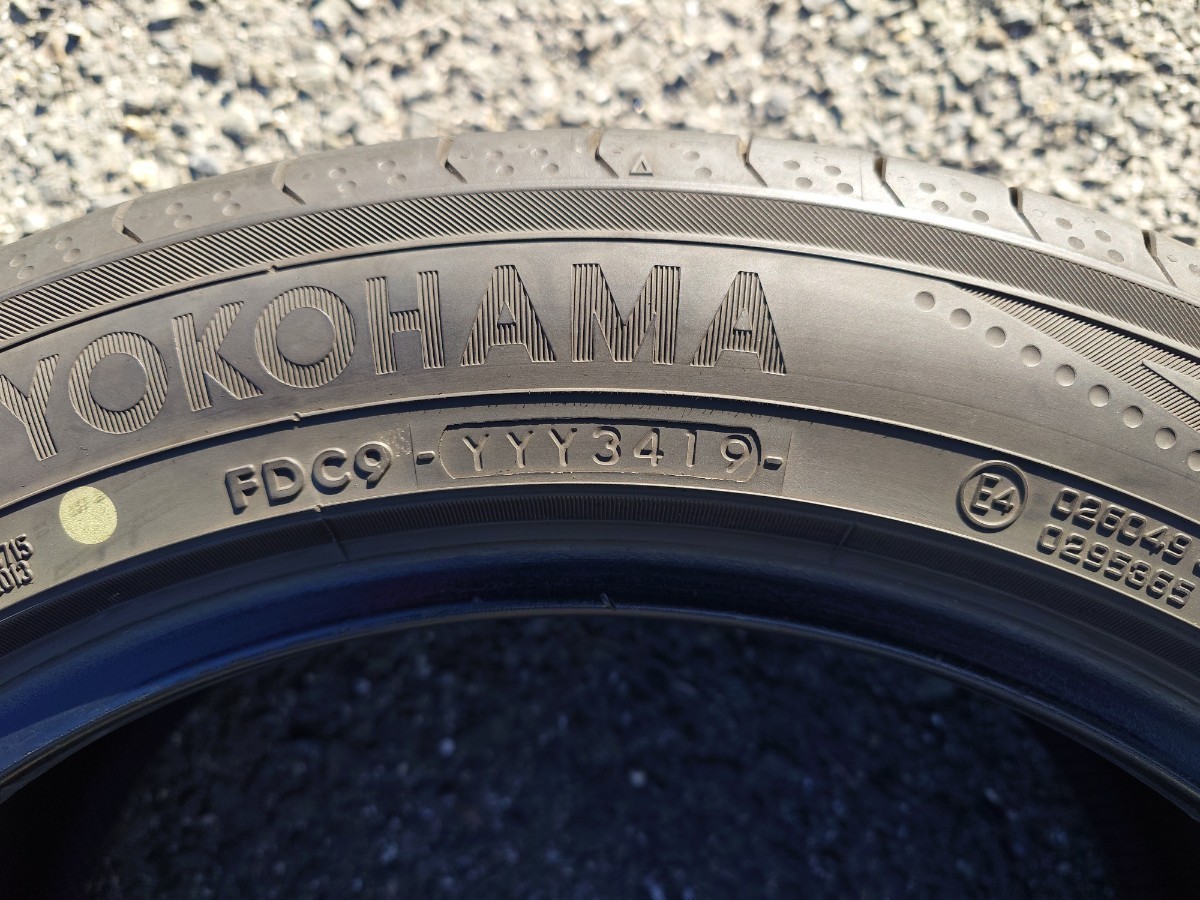 程度良 日本製 2019年製 ヨコハマ ブルーアース RV-02 215/55R18 99V 7割～7.5割 4本_画像4