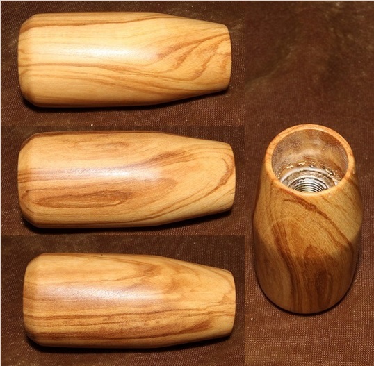  wooden shift knob ( material : olive )12x1.25mm(PE-36D77.4L)