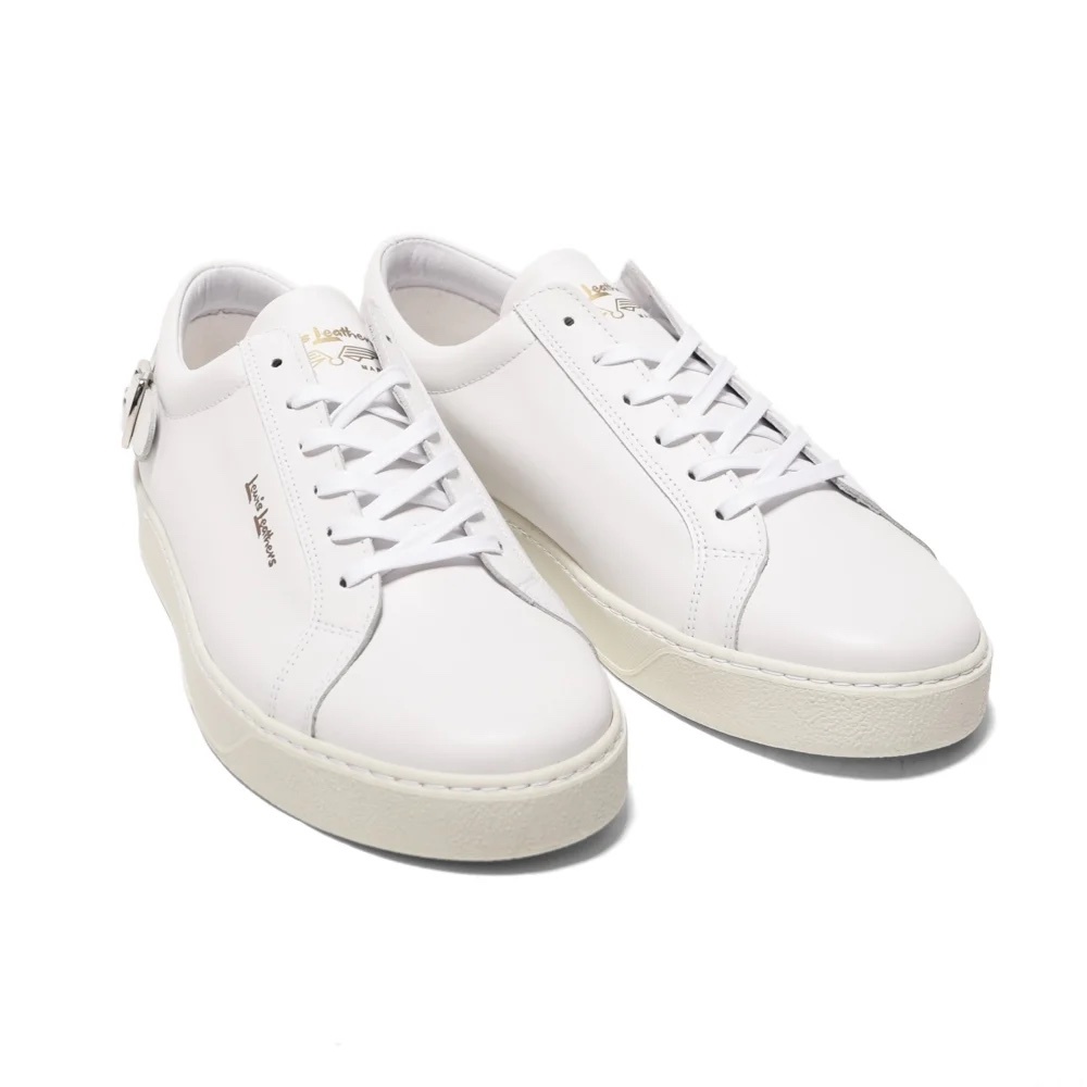 SIDECAR SNEAKER LOW WHITE UK7 LEWIS LEATHERS_画像2