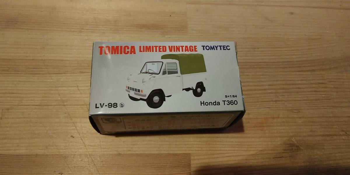 トミーテック　トミカリミテッドヴィンテージ 1/64 TLV-98b Honda T360(ベージュ)_画像5