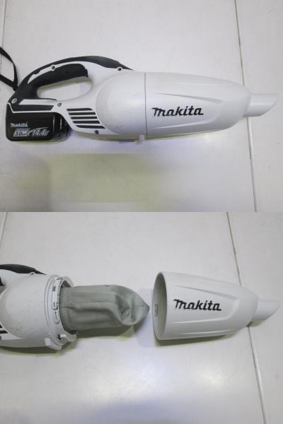 YK231212　makita マキタ CL141FD コードレス スティッククリーナー 充電式 掃除機 カプセル式集じん_画像3