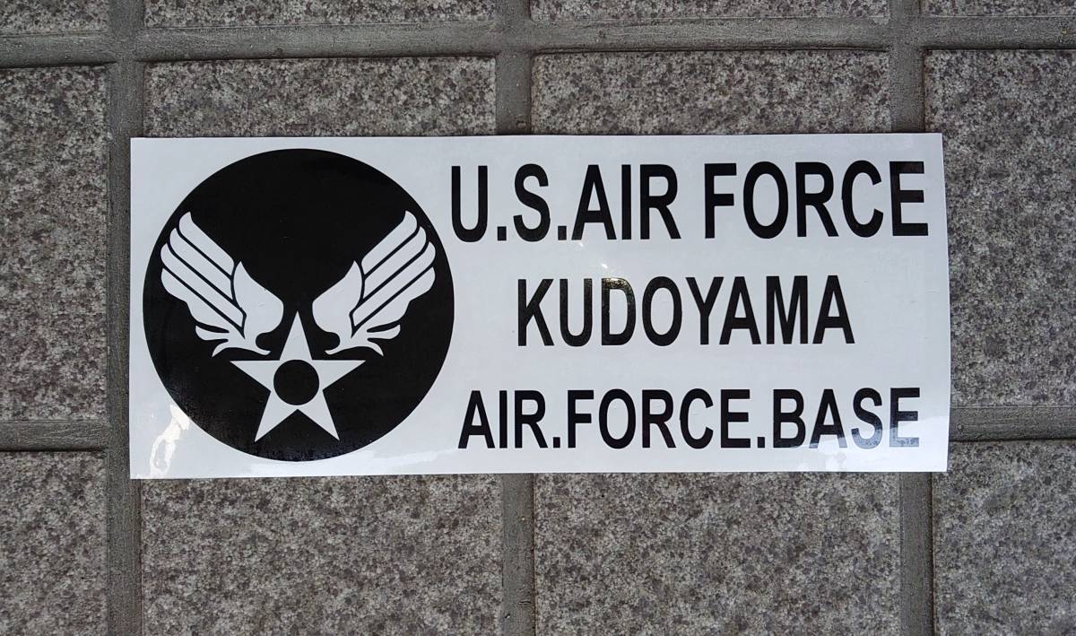 ★ エアフォース U.S.AIR FORCE ステッカー（文字変更可）　　01_画像3