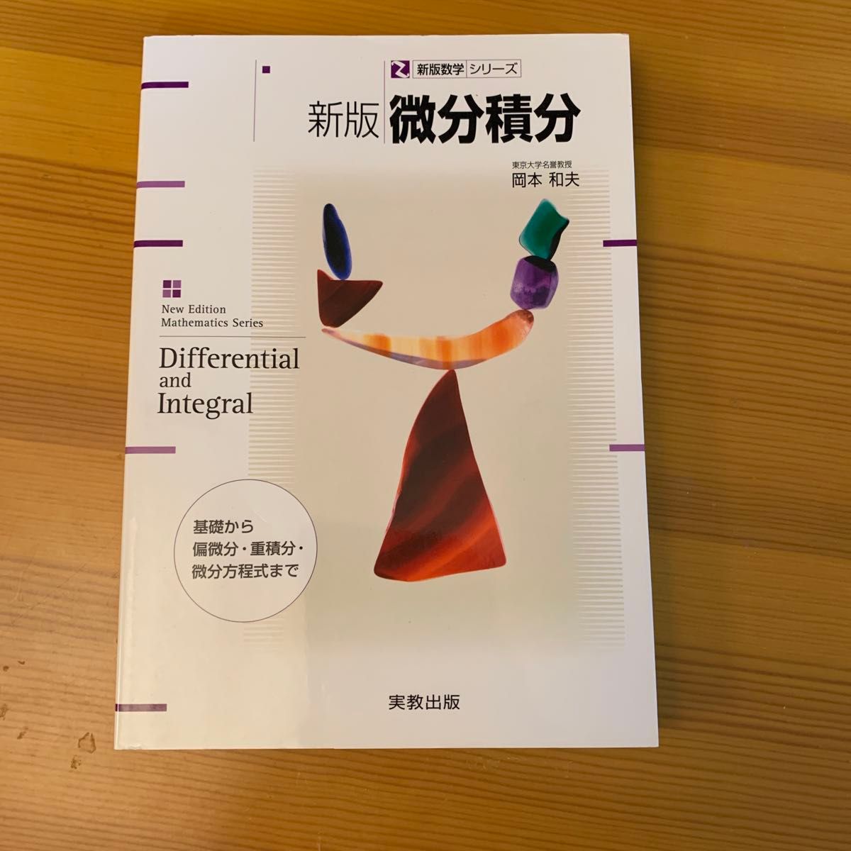 微分積分　基礎から偏微分・重積分・微分方程式まで （新版数学シリーズ） （新版） 岡本和夫／ほか著