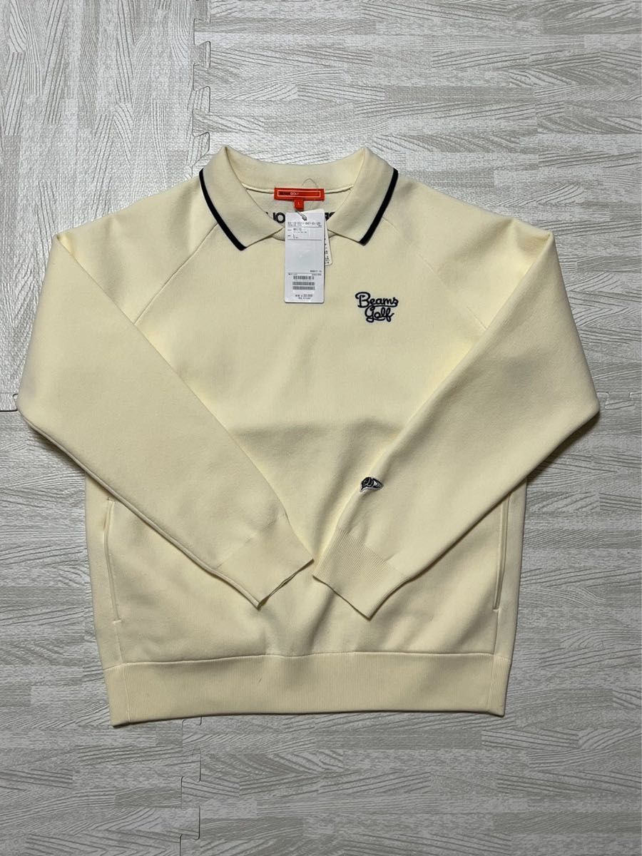 ビームスゴルフ BEAMS GOLF  BEAMS GOLF ORANGE LABEL 襟付き ニット プルオーバー