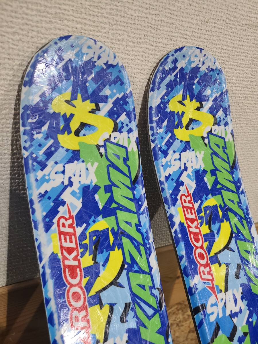 キッズ　kids　スキー板　カザマ　kazama　ビンディング　ストック付き　106センチ　ジュニア　カバー付き_画像4