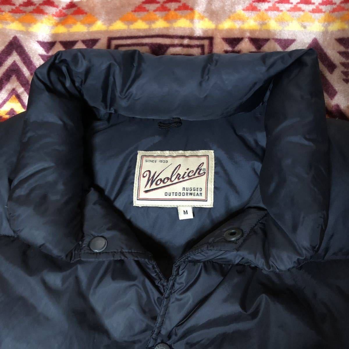 90's ウールリッチ ダウンベスト ダークネイビー WOOLRICH ダウン ベスト 90s 90年代 ヴィンテージ vintage