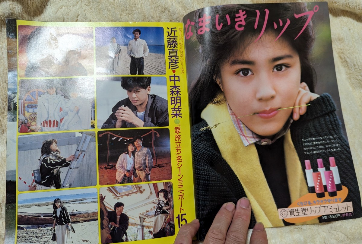 平凡　1985年3月 田原俊彦 岡田有希子 菊池桃子 堀ちえみ 小泉今日子 中森明菜 河合奈保子 少年隊 近藤真彦 中古品_画像3