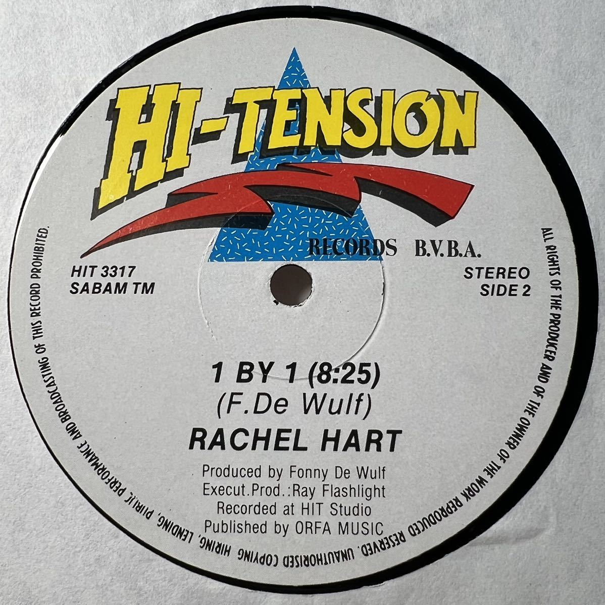 Rachel Hart / 1 by 1 レコード Hi-Tension _画像4