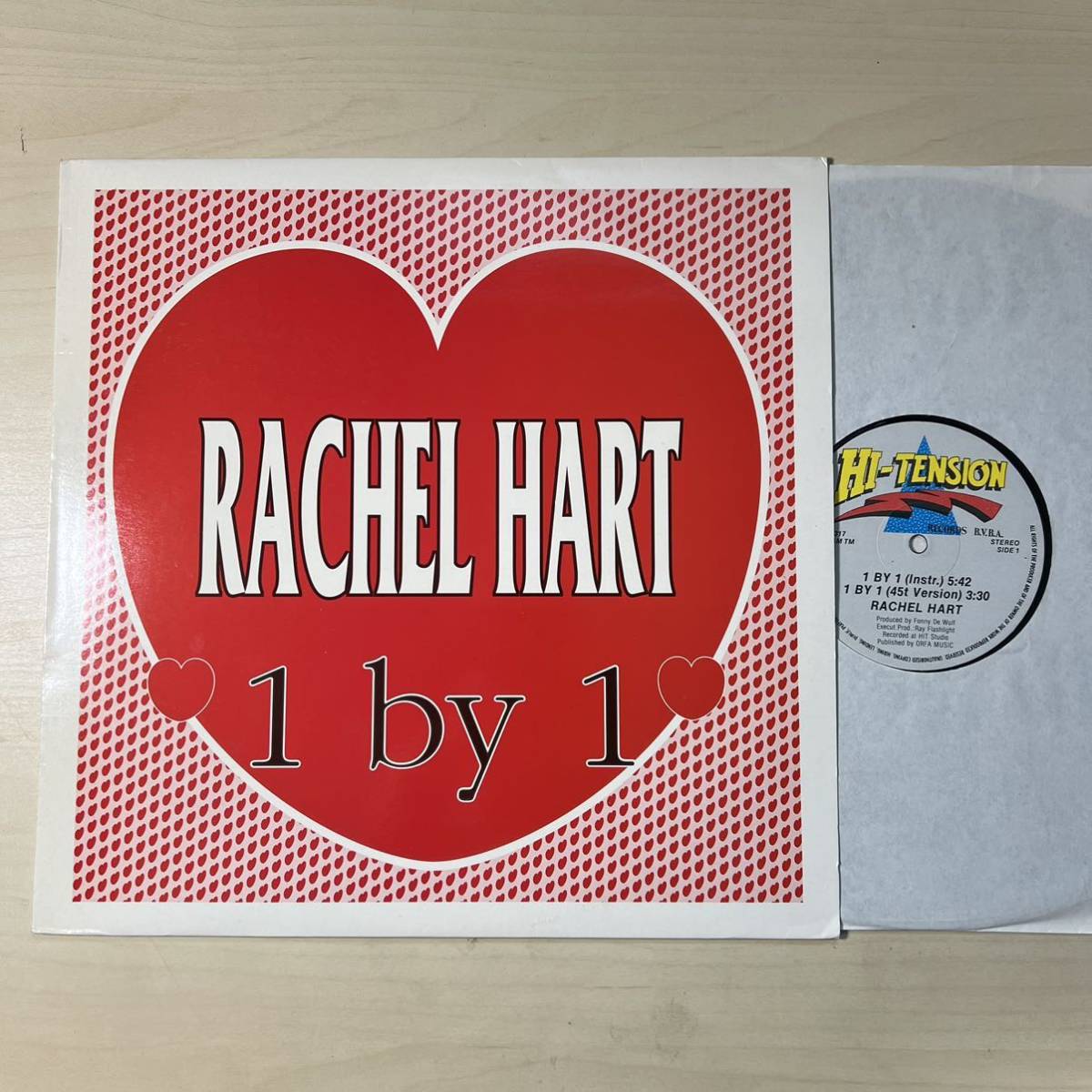 Rachel Hart / 1 by 1 レコード Hi-Tension _画像1