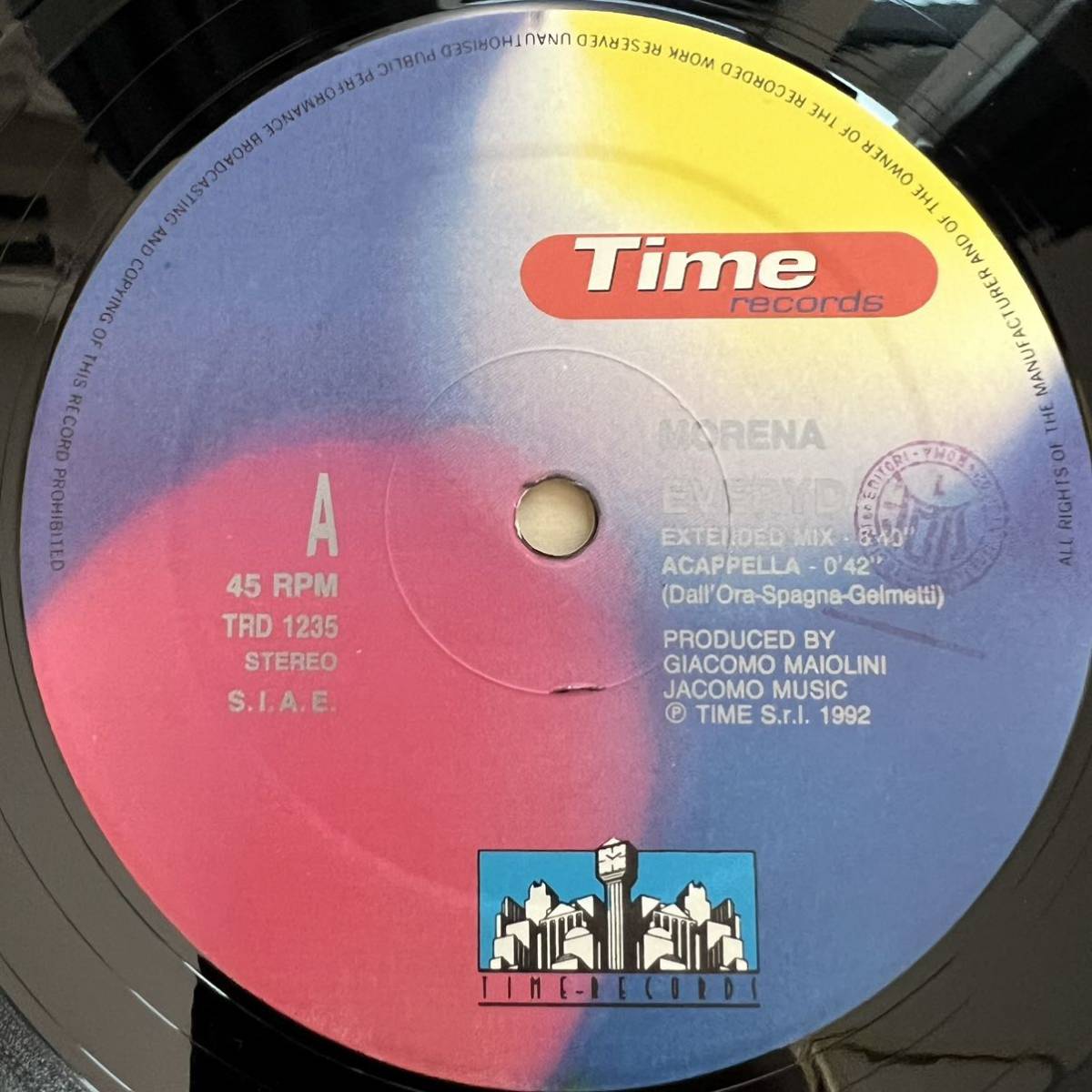 Morena / Everyday レコード ITALY盤 Time records_画像3