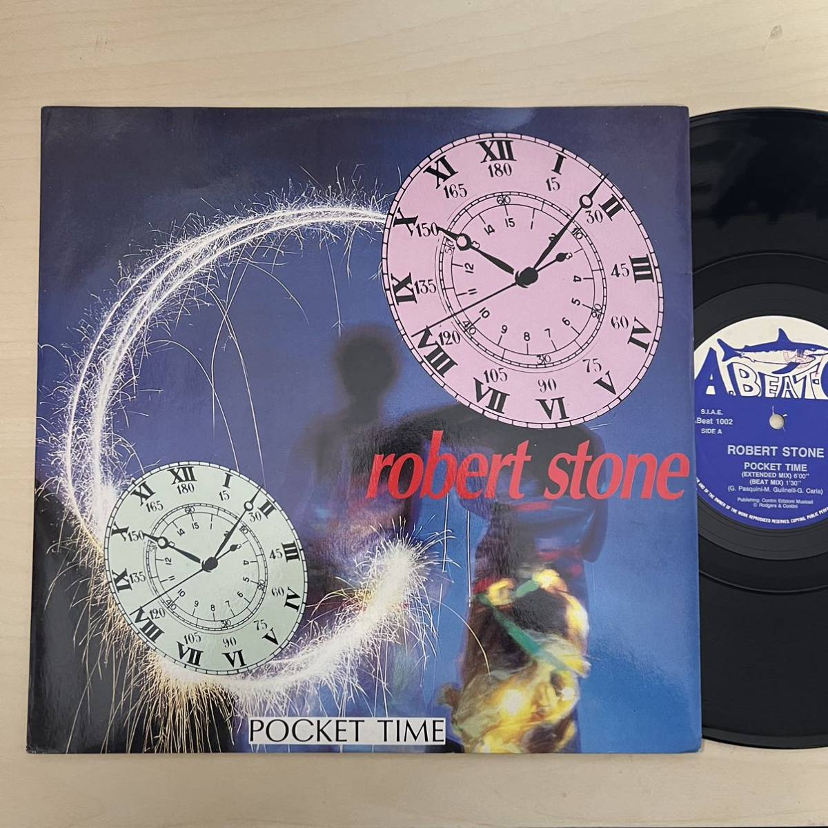 Robert Stone / Pocket Time レコード ITALY盤 A.Beat.C_画像1