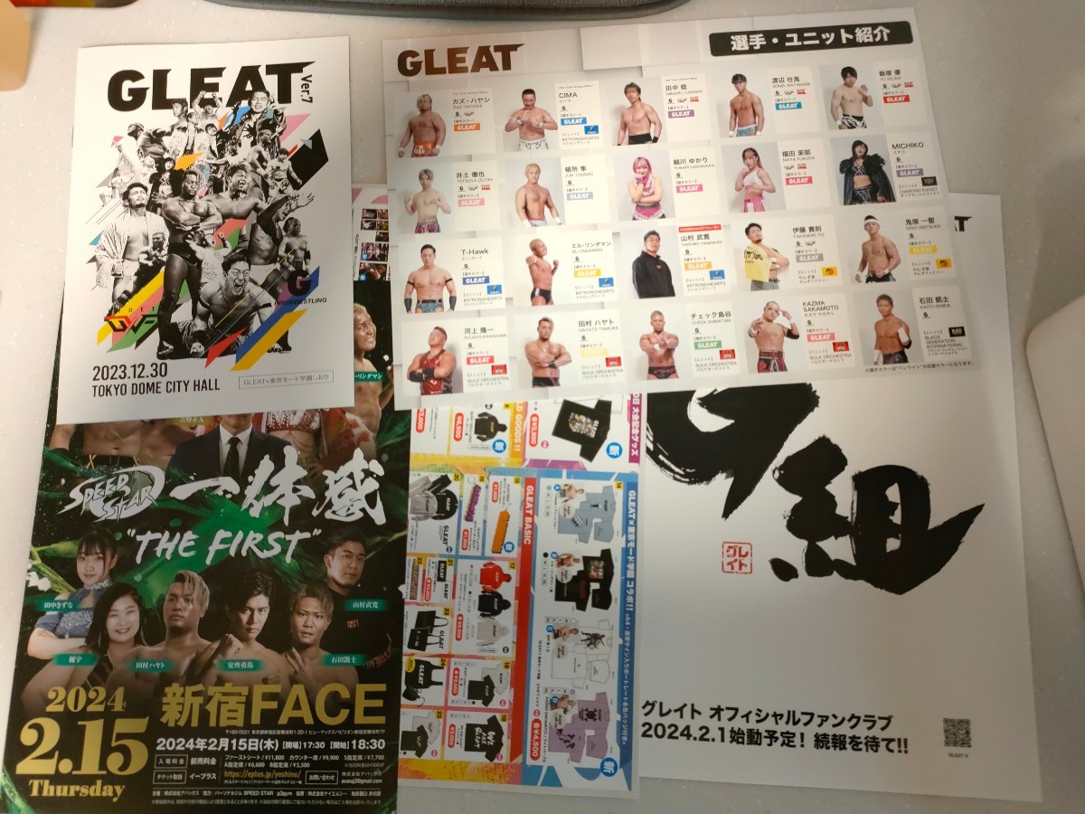 ☆非売品★　プロレス　GLEAT クリアファイル_画像3
