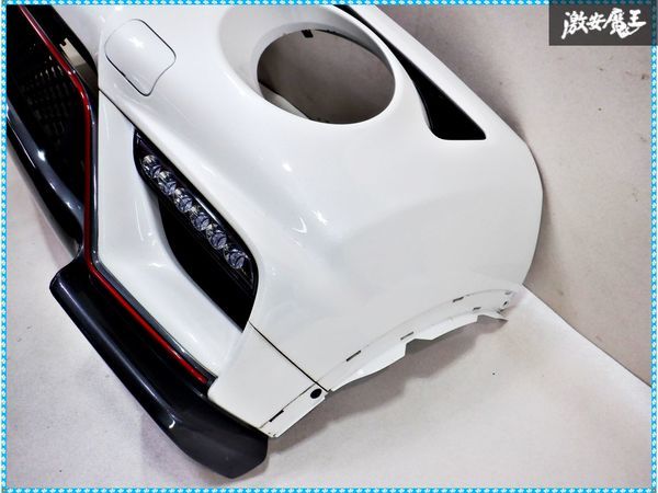 日産純正 CBA-NF15 F15 ジューク NISMO ニスモ RS 2014年11月 フロントバンパー QAB ブリリアントホワイトパール 62022-4FT0H 棚2R4_画像5