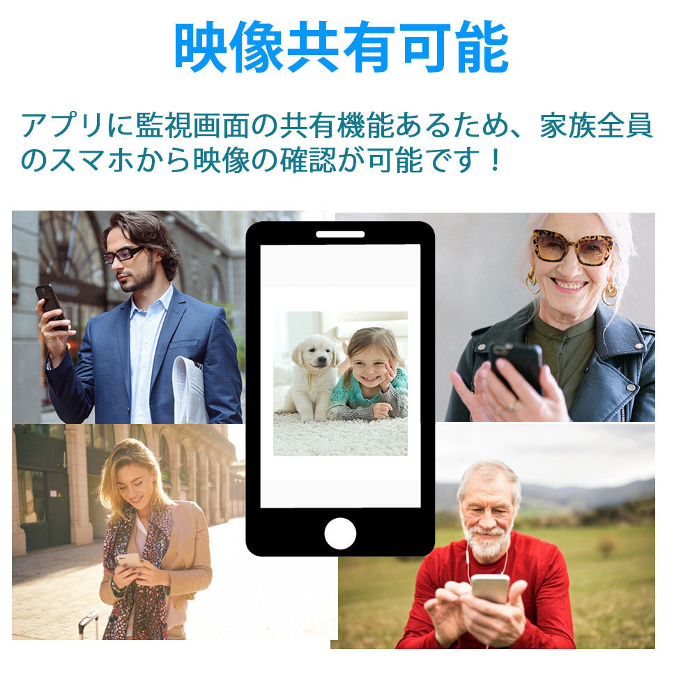 防犯カメラ ワイヤレス 屋外 ソーラー 工事不要 wifi 簡単設置 ネットワーク 遠隔監視 動体検知 App通知 IP66 音声付き_画像3