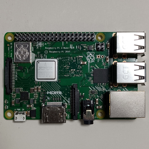 動作品 Raspberry Pi 3 Model B+ アイ・オー版 1GB Wi-Fi UD-RP3BP 技適有り ラズパイ ラズベリー パイ_画像1