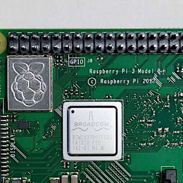 動作品 Raspberry Pi 3 Model B+ アイ・オー版 1GB Wi-Fi UD-RP3BP 技適有り ラズパイ ラズベリー パイ_画像2