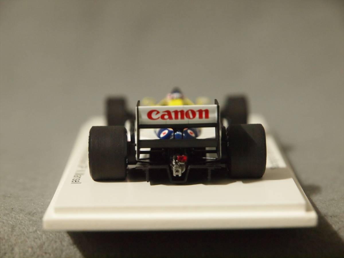 Racing on 30周年記念 限定品 ウィリアムス ホンダ FW11 1986年オーストラリアGP #5 ナイジェル・マンセル Spark 1/43 FS08_画像7