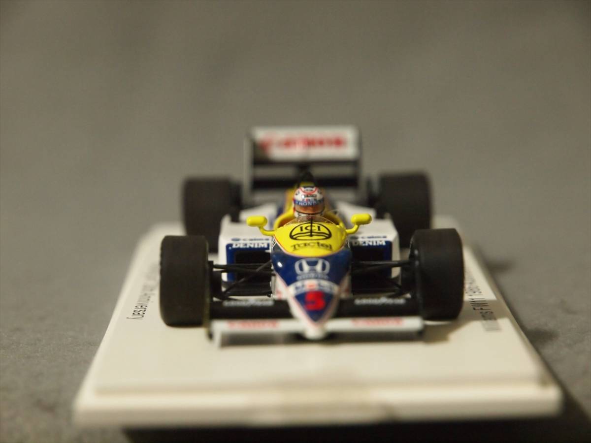 Racing on 30周年記念 限定品 ウィリアムス ホンダ FW11 1986年オーストラリアGP #5 ナイジェル・マンセル Spark 1/43 FS08_画像4