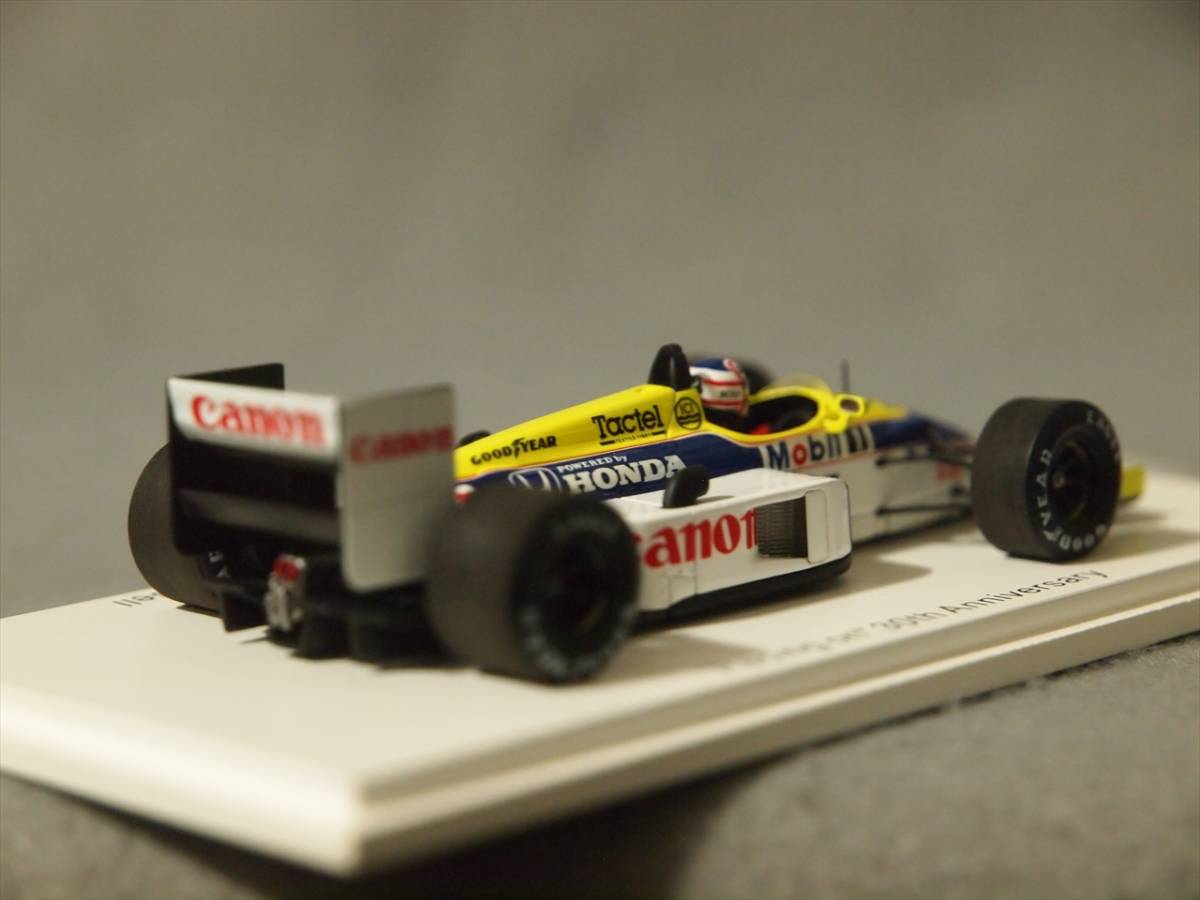 Racing on 30周年記念 限定品 ウィリアムス ホンダ FW11 1986年オーストラリアGP #5 ナイジェル・マンセル Spark 1/43 FS08_画像6