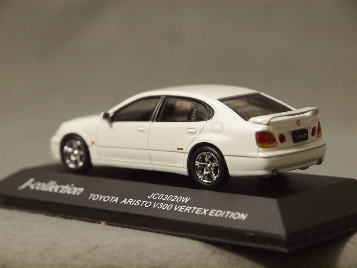 トヨタ アリスト V300 JZS161 Vertex Edition White J collection 1/43 【紙箱無】_画像6