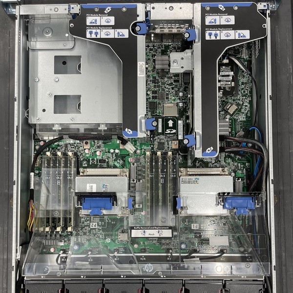 @SM971 鯖祭り 秋葉原万世鯖本舗 2U HPE ProLiant DL380e Gen8 8SFF Xeon-E5-2407v2 2基/Mem-16G/B320i/SAS-146Gx2/iLO4-Adv_画像2