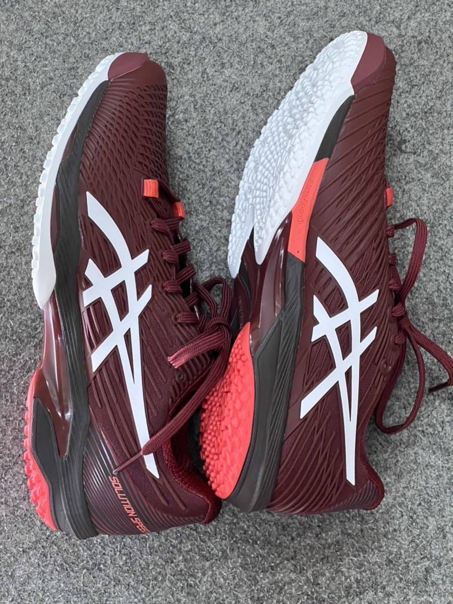 【送料込】asics アシックス テニスシューズ SOLUTION SPEED FF 2 OC 26.5cm オムニクレーコート 1041A188-602_画像3