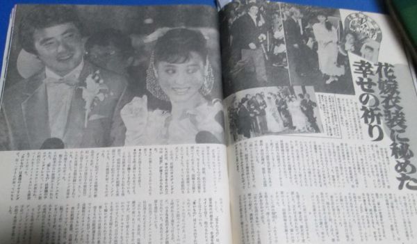 B33)女性セブン1985年7/11　松田聖子・神田正輝結婚、名高達郎、アグネス・チャン、佐久間良子再婚_画像5