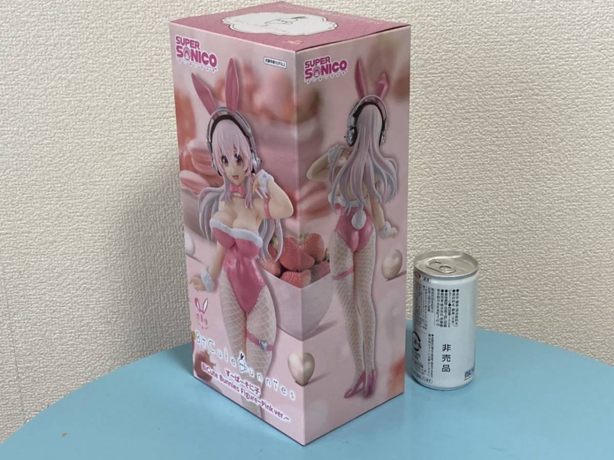 すーぱーそに子 -SUPER SONICO- ★Pink ver.★BiCute Bunnies Figure★バニー★網タイツは豪華な縫製仕様♪♪♪_画像2