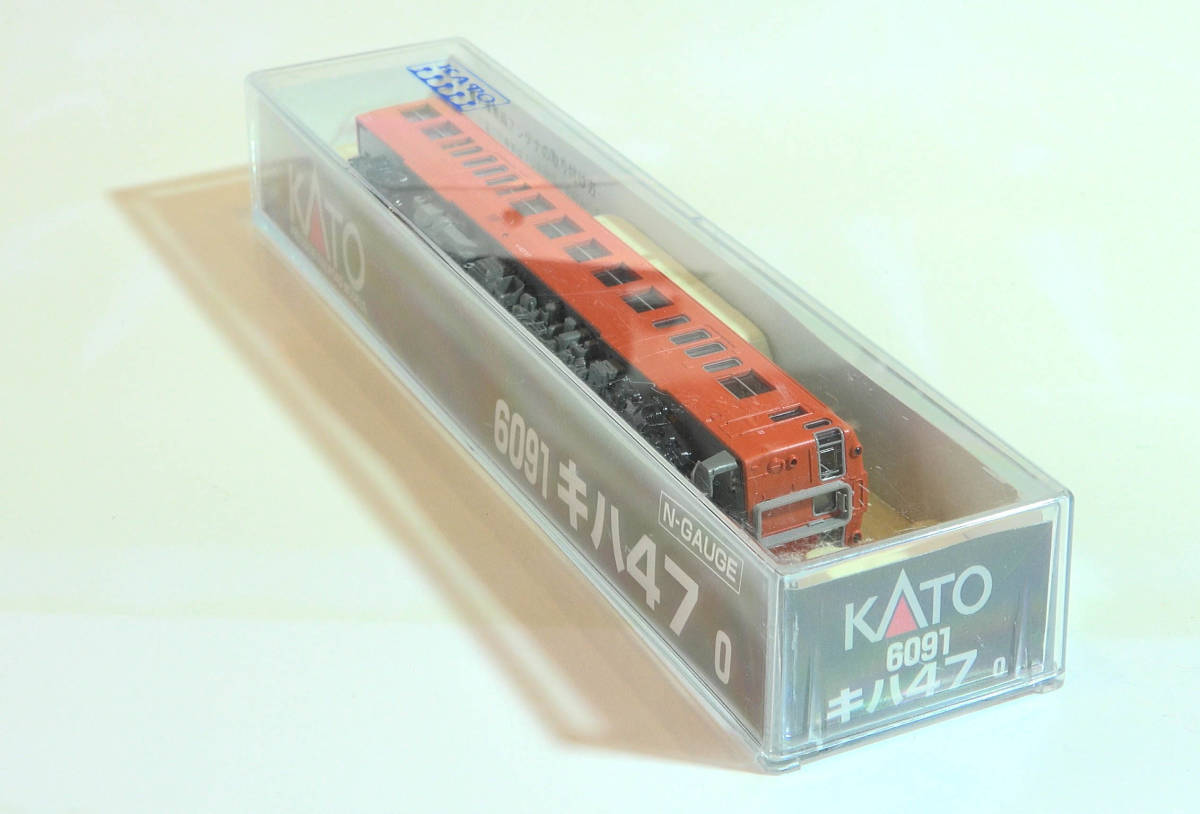 【F3JW23】KATO「No.6091 キハ47 0番台」ケースあり動力なし　キハ40系ディーゼルカー　中古Nゲージ　ジャンク_画像1