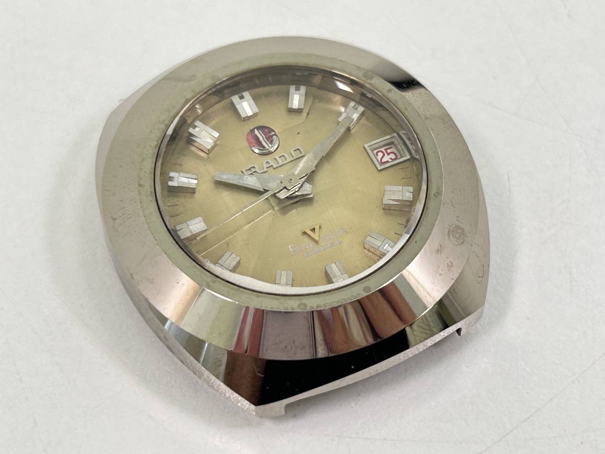 S0512-557 1291【1円スタート】 腕時計　ラドー　RADO　バルボアV　BALBOA V　EXCEL　カットガラス　デイト　自動巻き　メンズ_画像6