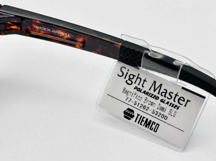 5-152 未使用 ティムコ サイトマスター 偏光 サングラス マニフィコ ブラウン デミ Magnifico SLG 77-51262-53200 TALEX 日本製の画像6