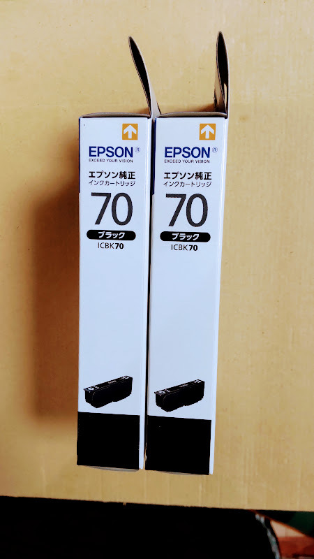 70標準 IC6CL70 3色4個 【送料230円】EPSON 純正インク さくらんぼ（検索：ICBK70,ICY70,ICM70,ICC70,ICLC70,ICLM70）_画像4