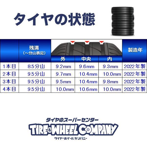 中古タイヤ スタッドレスタイヤ ホイールセット 4本セット 155/80R14 88/86 LT キャロウィン VK 14x5.0 100/114.3-4穴 DUNLOP SV01_画像2