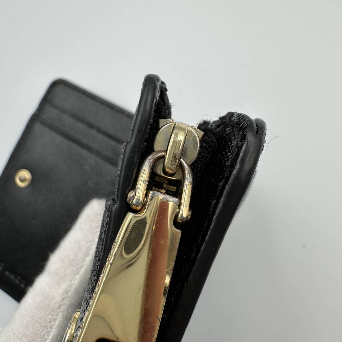 【1円スタート】MARC JACOBS マークジェイコブス スナップショット コンパクトウォレット 財布 二つ折り_画像8