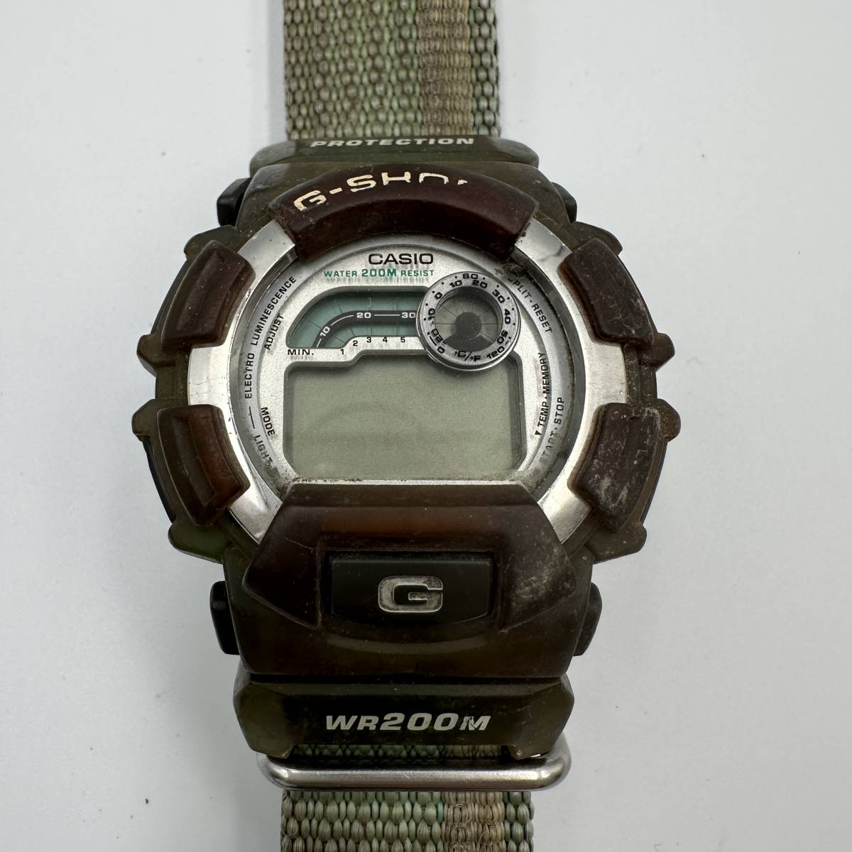 【1円スタート】動作未確認 G-SHOCK Gショック 腕時計 DW-9500 グリーン_画像1