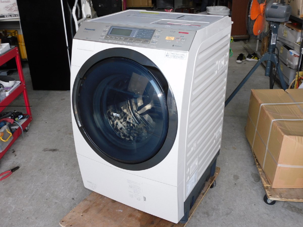 【正常動作品/11kg!】Panasonic ドラム式洗濯機 NA-VX8700L ヒートポンプ乾燥 大型 中古 左開き 清掃済み 年式の割には綺麗_画像1
