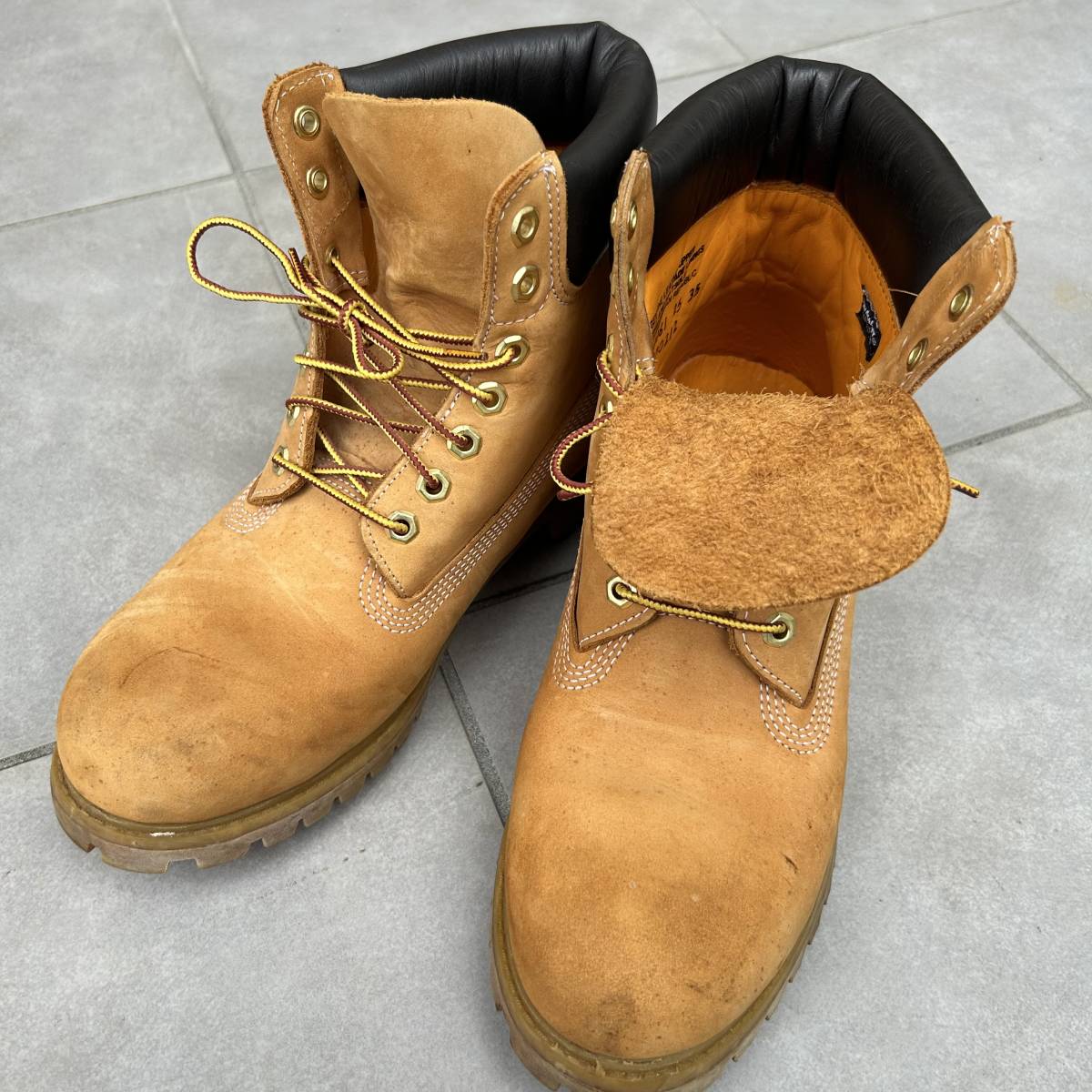 売切 Timberland ティンバーランド ６インチ プレミアム ブーツ ９M ２７くらい １００６１ ウォータープルーフ ヌバック_画像1