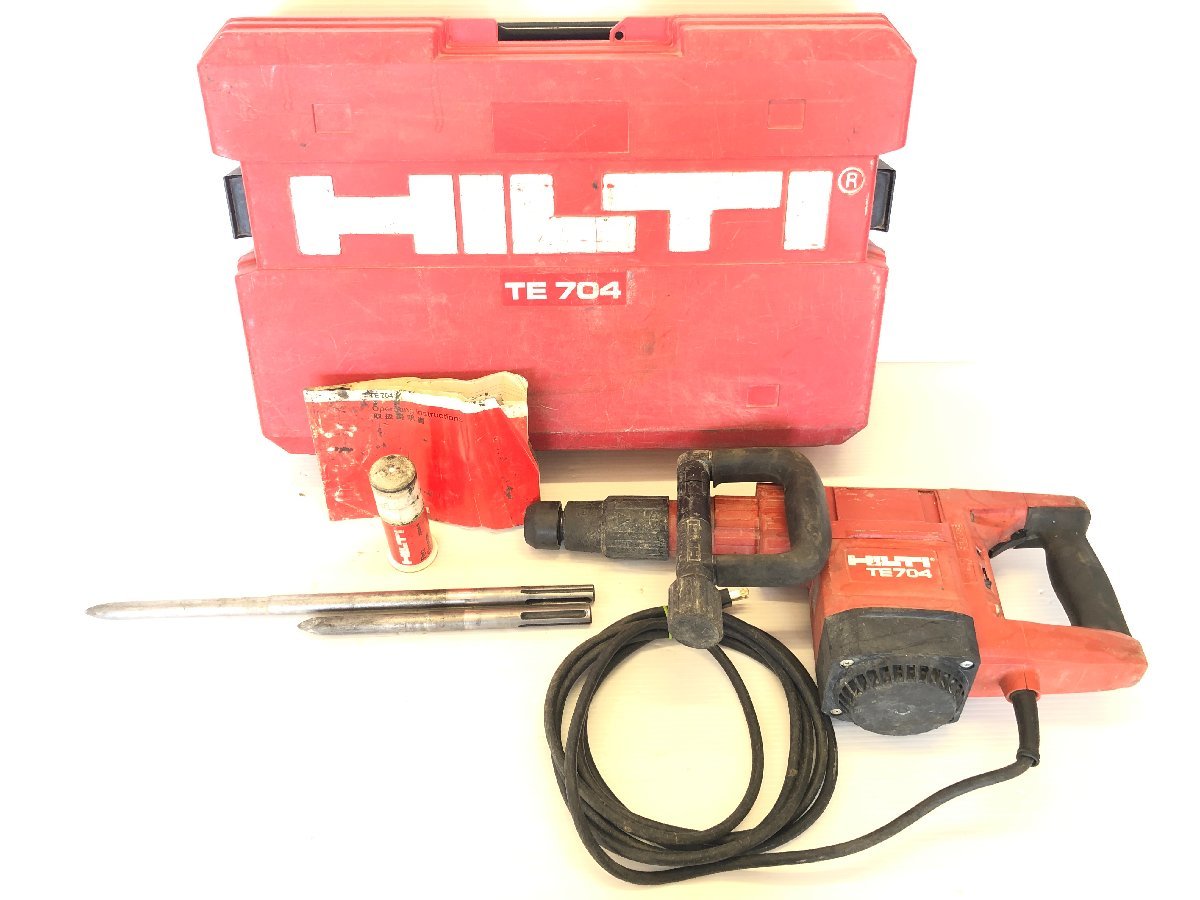 HILTI ヒルティ TE704 電動ハンマー ハンマードリル ハンマドリル 削岩機 斫り機 はつり ハツリ 電動工具 100V_画像1