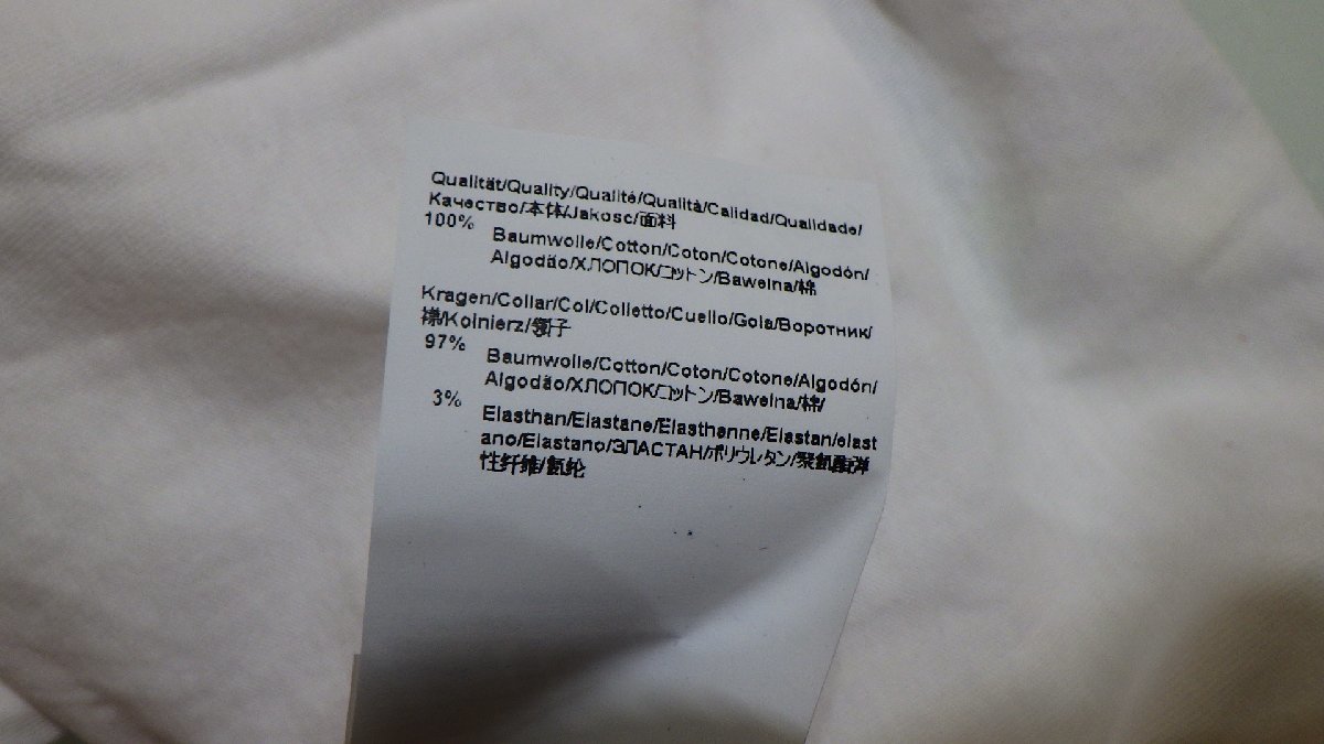 z87-1613995 展示品 HUGO BOSS Tシャツ 半袖 US/L JP/XL 丸首 ホワイト トップス_画像4