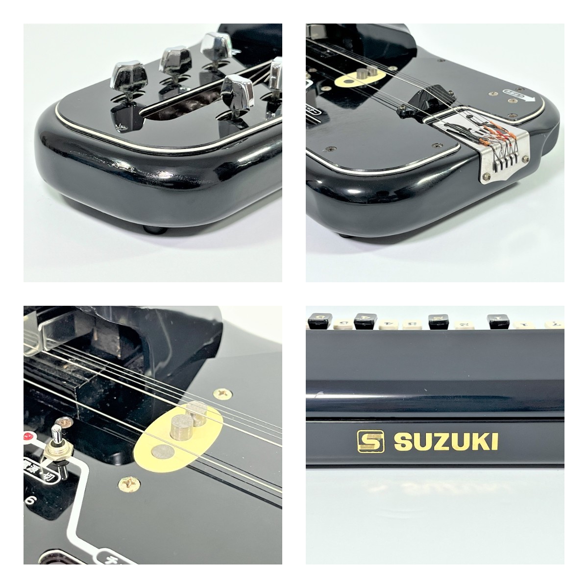 SUZUKI スズキ 蘭 ブラック 限定色 和楽器 大正琴 ハードケース付属●R511042