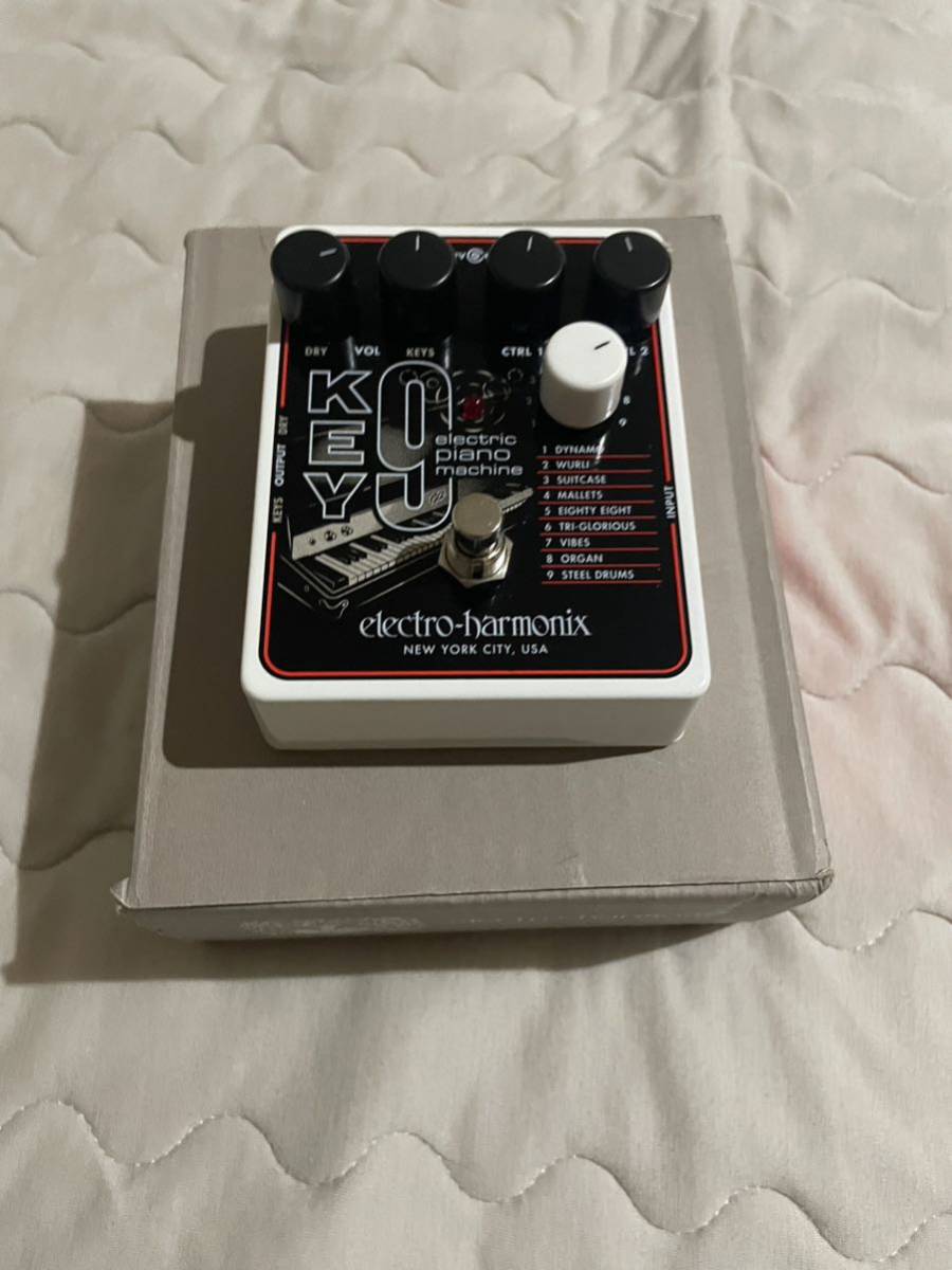 エレクトロハーモニクス Key 9 electro harmonix Organ エフェクター 美品　箱他有　エレピアノ_画像1