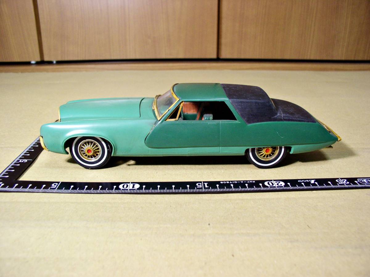 ★昭和レトロ 絶版 希少 60年代 レンウォール RENWAL 1966 PACKARD MODERN プラモデル 完成品 旧車 自動車 おもちゃ 当時物 ビンテージ★_画像5