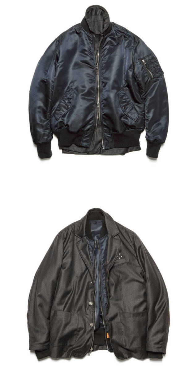 uniform experiment Loro Piana REVERSIBLE MA-1 ユニフォーム uniform experiment Loro Piana REVERSIBLE MA-1 ユニフォーム