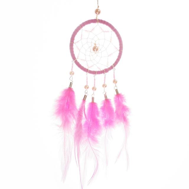  Dream catcher car car supplies room mirror accessory decoration feather stylish present hand made miscellaneous goods 2 color (P/S) set circle jpy 