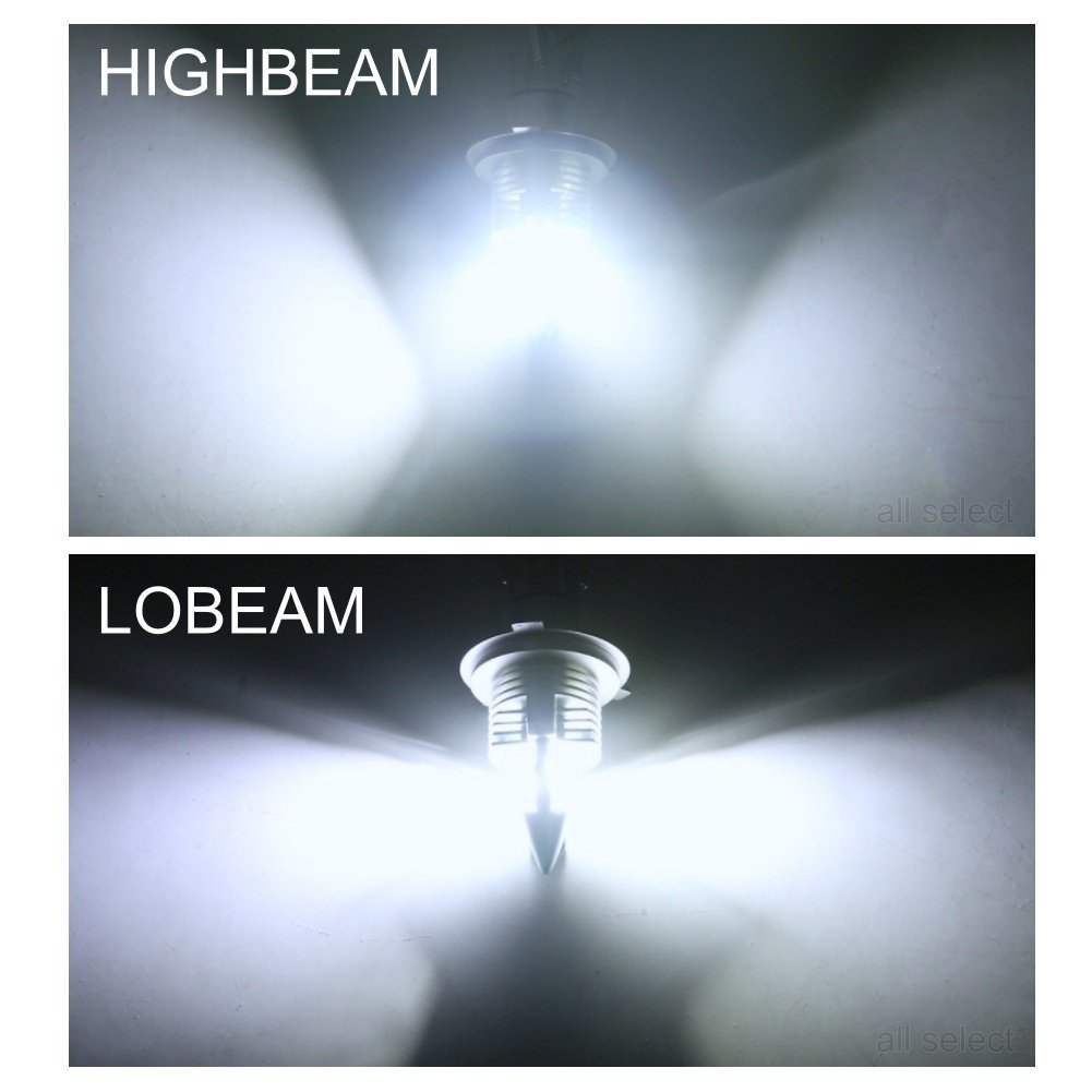 LEDヘッドライト H4 Hi/Lo 16000LM 車検対応 高輝度 ヘッドランプ ホワイト 6500K 爆光 車/バイク用 一体型 ledバルブ 1個セット_画像6