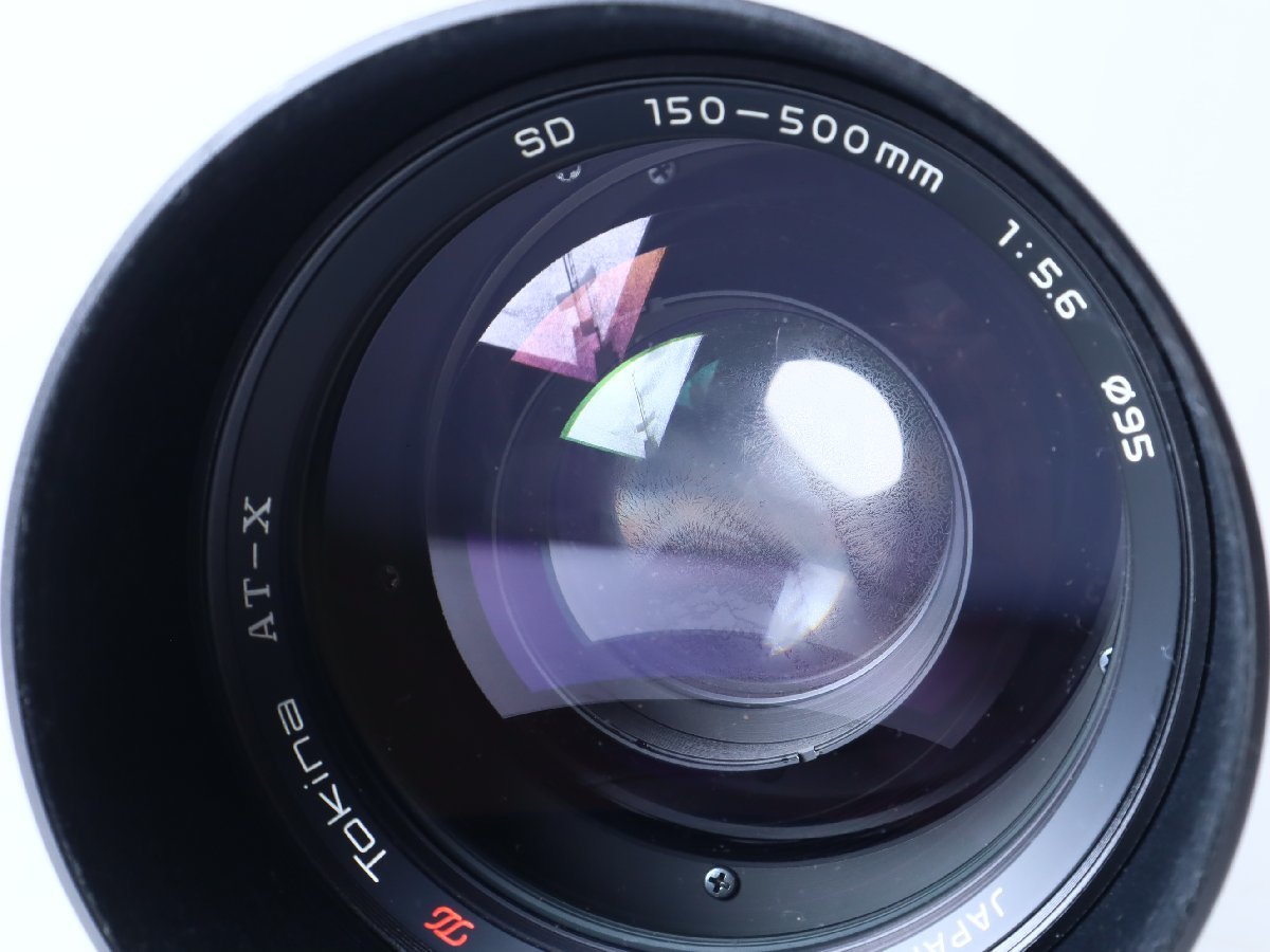 Tokina トキナー カメラレンズ AT-X SD 150-500ｍｍ 1:5.6 望遠レンズ 一眼レフ 専用ケース付_画像3